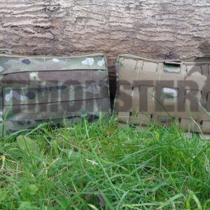 Pouch, Admin, Zipped, 'Stealth', Horiz' 5x3, Multicam, BRITTAC