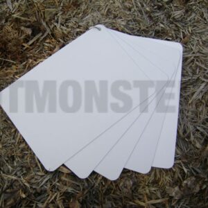 Cards, Slate, A5, Blank, Plastic (5 Cards)