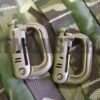 'Karabiner' Snap Link, ABS Polymer, Grimlock Type, Pair, Coyote - Image 1