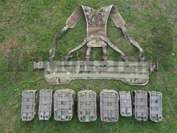 British military issue MTP MOLLE webbing set alpha model