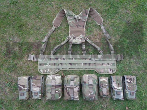British military issue MTP MOLLE webbing set alpha model