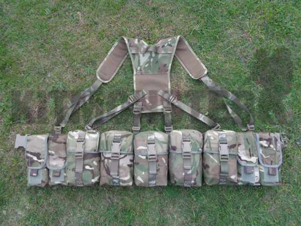 British military issue MTP MOLLE webbing set bravo model