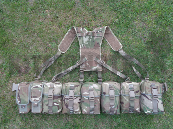 British military issue MTP MOLLE webbing set charlie model