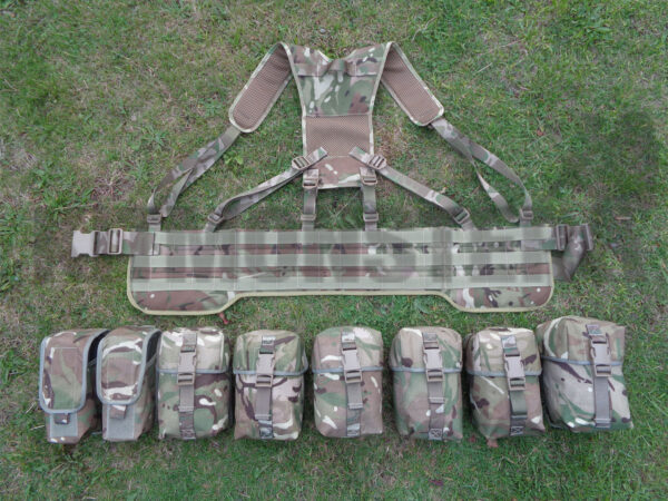 British military issue MTP MOLLE webbing set delta model