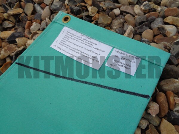 british army water filter Millbank bag