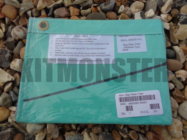 british army water filter Millbank bag
