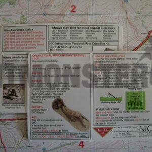 Card, Aide Memoire, Mine Encounter, A6, Plastic