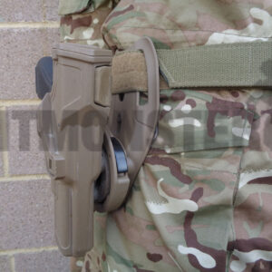 Holster, Belt, Glock 17, L131A1, Coyote, Radar 1957, RH, Used