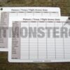 Card, Slate, B6, Aide Memoire, Commanders', Ammo Plt, (P) - Image 1