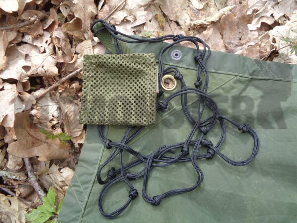 jungle knots lines for tarps and basha shelters