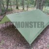 Basha Shelter Sheet, Tarp, 3 x 3m, Green, TRC, options - Image 1