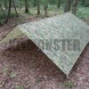 Basha Shelter Sheet, Tarp, 3 x 3m, Multicamo, 70D TRC Vector - Image 1