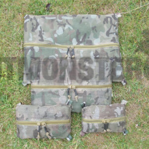 Bag, Mesh, Zipped, Stowage, Multicamo, Pack of 4, Mixed Sizes