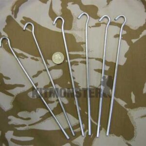 Tent Pegs, Wire, pack of 6 Pegs