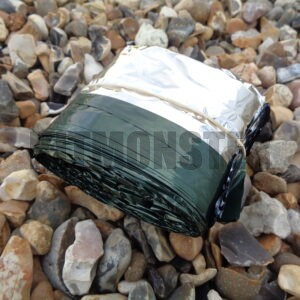 tactical silver / green foil hypothermia survival space blanket
