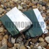 tactical silver / green foil hypothermia survival space blanket