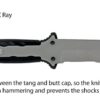 Knife, Fixed Blade, LMF II Infantry, Black, Gerber - Image 3
