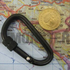 Karabiner, Mini, Snap Link, (6mm, Screw Gate)