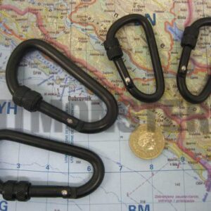 Karabiners (Mini, Screw Gate, 4 Pack)