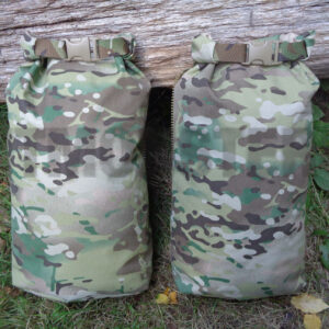 PLCE type roll top side pouch for bergens Multicam