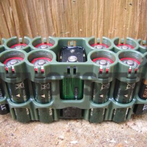 Battery Caddy Carrier, A9 (mixed), Mil Green, Powerpax