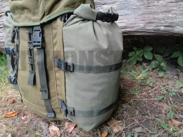 PLCE type roll top side pouch for bergens ranger green