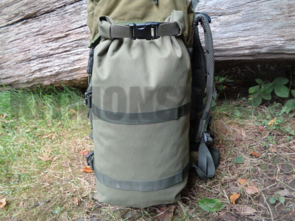 PLCE type roll top side pouch for bergens ranger green