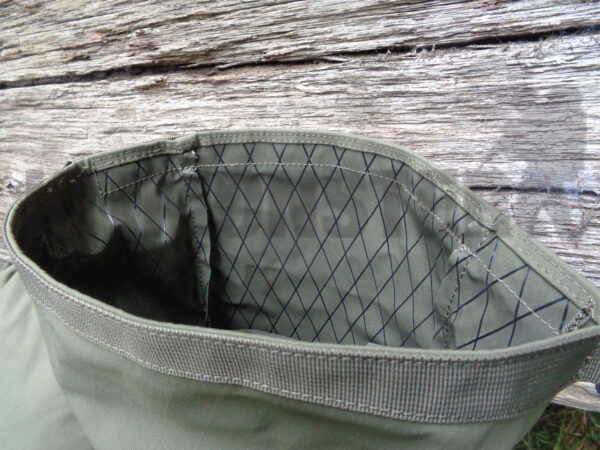PLCE type roll top side pouch for bergens ranger green