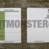 Card, Slate, A6, Aide Memoire, Commanders', Contact Rep, Plastic - Image 1