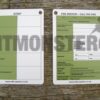 Card, Slate, A6, Aide Memoire, Commanders', SITREP/Call for Fire - Image 1