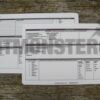 Card, Slate, B6, Aide Memoire, Commanders', 7 Questions, Plastic - Image 1