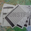 Cards, Slate, A6, Commanders, 7 dble sided, B&W - Image 2