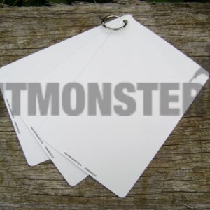 Cards, Slate, B6, Blank, Plastic (3 Cards)