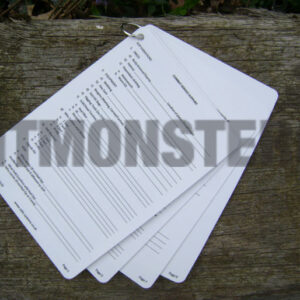 Cards, Slate, A6, Combat Service Support CSS, Plastic (5 Cards)