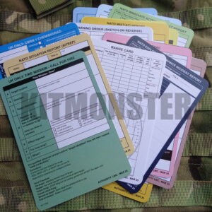 British military slate cards March 2025