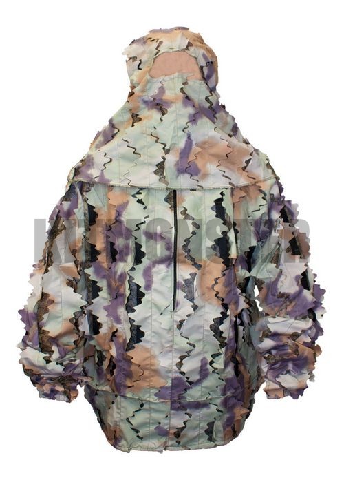 Chameleon Desert Jacket and hood 3d leaf suit chameleon ghillie desert