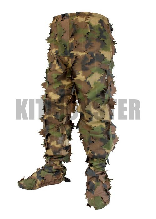 chameleon ghillie leaf suit woodland