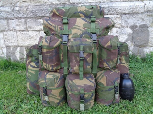British army air support back pack bergen DPM