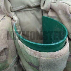 Insert / Shaper for pouches, green, plastic