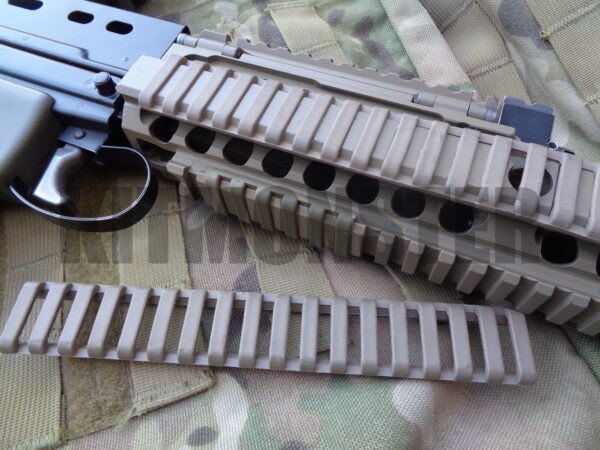 Cover, Rail, Picatinny, Ladder, Coyote