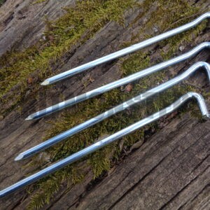 Pegs, Tent' Steel, Heavy Duty, Pack of 4