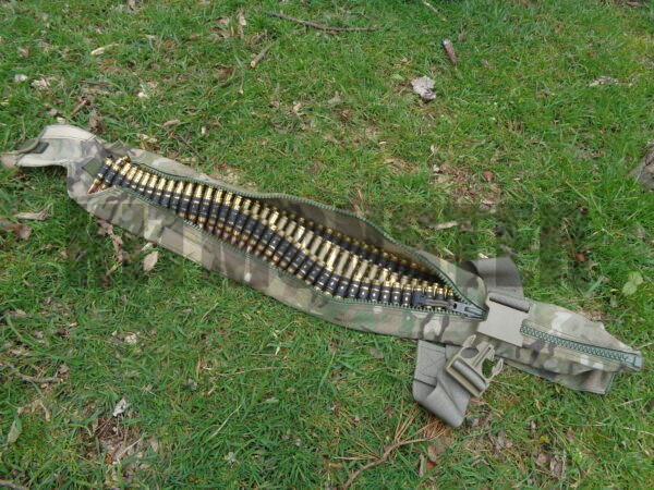 Multicam link ammunition carrier bandolier