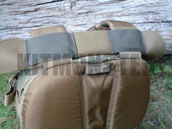 laser laminate daysack top flap Vector