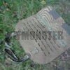 laser laminate daysack top flap Vector