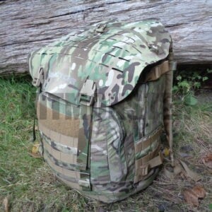 laser laminate daysack top flap Vector