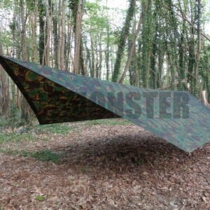 Basha, Shelter Sheet, Tarp, DPM, Custom Hex, Used
