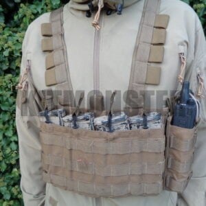 Chest Rig, Low Profile, MOLLE, LBT 256A, Coyote, Used