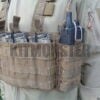 Chest Rig, Low Profile, MOLLE, LBT 256A, Coyote, Used - Image 3